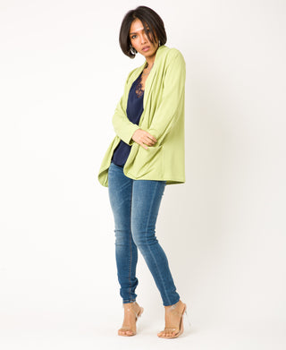 KRISP Shawl Collar 2 Pocket Open Blazer (11072)