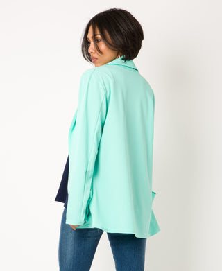 KRISP Shawl Collar 2 Pocket Open Blazer (11072)