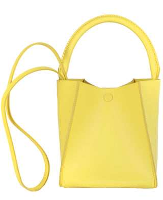 Sophie Hulme Nano Albion Cube Bag, Lemon (4662)