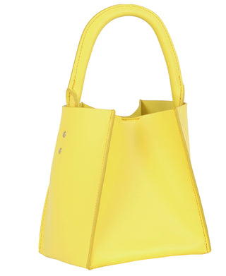 Sophie Hulme Nano Albion Cube Bag, Lemon (4662)