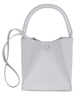Sophie Hulme Nano Albion Cube Bag, Light Grey (4662)