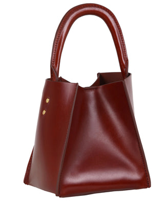 Sophie Hulme Nano Albion Cube Bag, Lipstick Aubergine (4662)