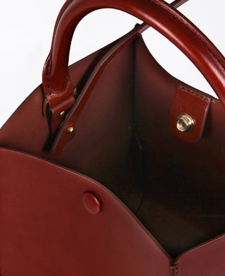 Sophie Hulme Nano Albion Cube Bag, Lipstick Aubergine (4662)