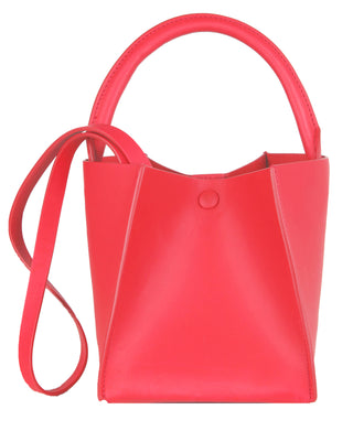 Sophie Hulme Nano Albion Cube Bag, Neon Red (4662)