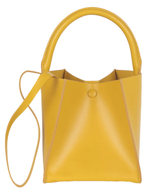 Sophie Hulme Nano Albion Cube Bag, Saffron (4662)