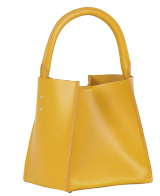 Sophie Hulme Nano Albion Cube Bag, Saffron (4662)