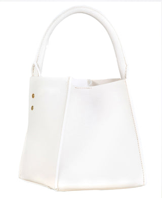 Sophie Hulme Nano Albion Cube Bag, White (4662)