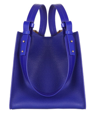 Sophie Hulme Large Albion Cube Handbag, Klein Blue (4668)