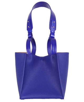 Sophie Hulme Large Albion Cube Handbag, Klein Blue (4668)