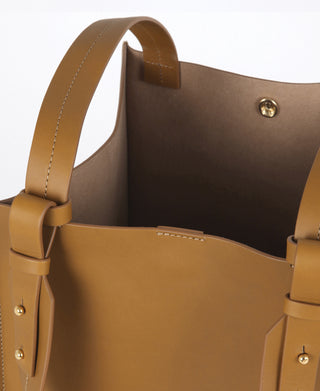 Sophie Hulme Large Albion Cube Bag, Summer Tan (4668)