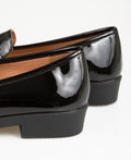 KRISP Patent Penny Loafers with Buckle (11018)