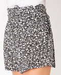 KRISP Tie Belted Waist Ditsy Floral  Print Shorts (11087)