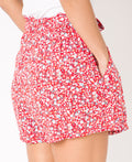 KRISP Tie Belted Waist Multicolour Flower Print Shorts (11091)