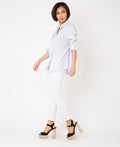 KRISP Turn Up Sleeve Button Down Basic Shirt (11096)