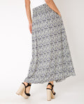 KRISP Button Front Floral Print Midi Skirt (11098)