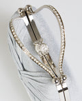KRISP Pearl Lock Firm Grab Handle Glitter Clutch Bag