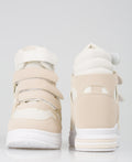 KRISP Colour Block High Top Velcro Fashion Trainers (15953)