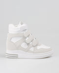 KRISP Colour Block High Top Velcro Fashion Trainers (15953)