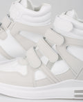KRISP Colour Block High Top Velcro Fashion Trainers (15953)
