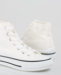 KRISP Platform Canvas High Top Trainers (16294)