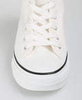 KRISP Platform Canvas High Top Trainers (16294)