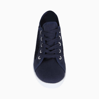 KRISP Crochet Panelled Plimsoll Trainers (3297)