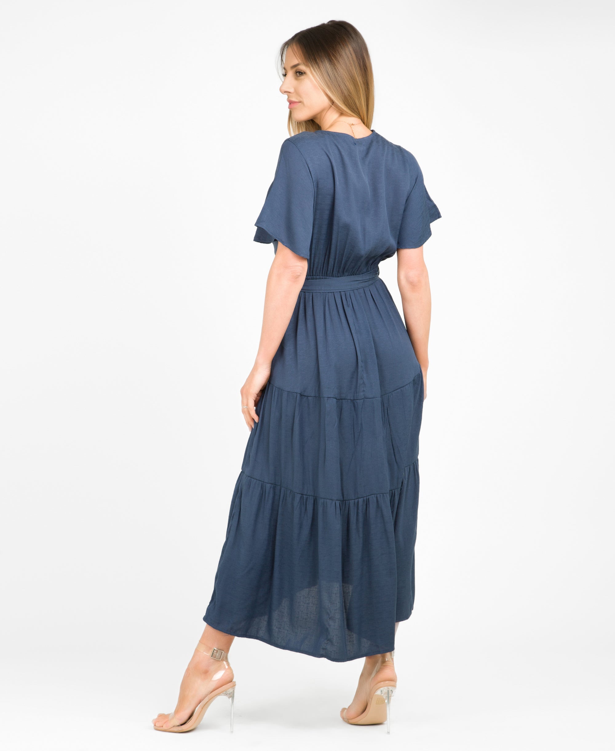 KRISP Plain Tiered Wrap Front Summer (10992)