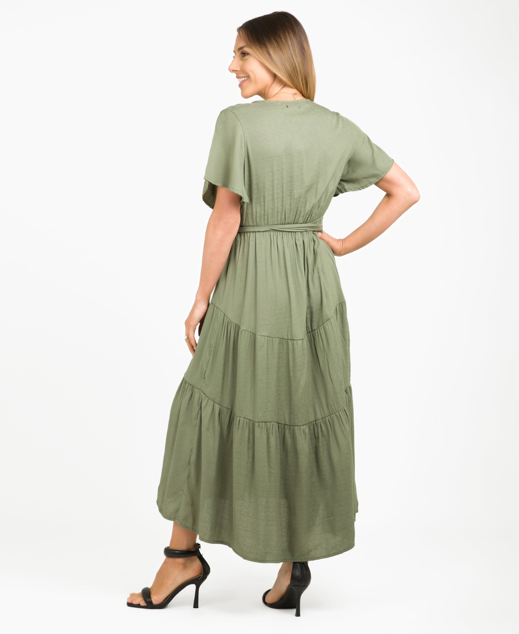 KRISP Plain Tiered Wrap Front Summer (10992)