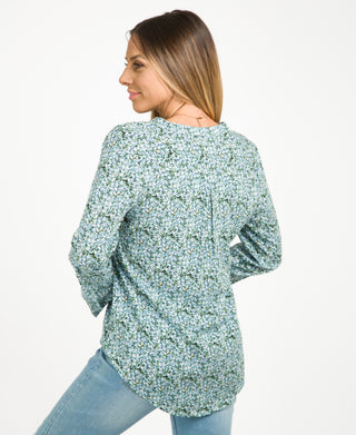 KRISP Floral Print Loose Fit Summer Blouse (10994)