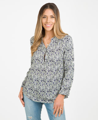 KRISP Floral Print Loose Fit Summer Blouse (10994)