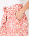 KRISP Tie Belted Waist Ditsy Floral  Print Shorts (11087)
