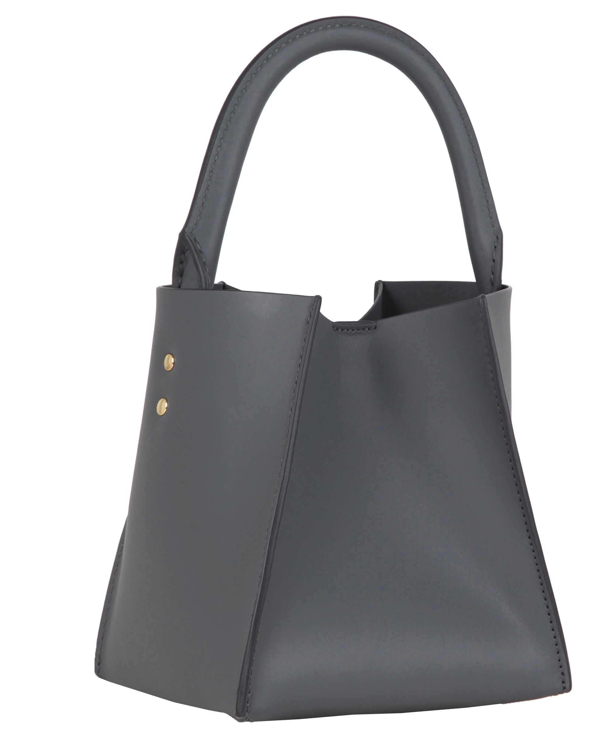 Sophie Hulme Nano Albion Cube Bag, Anthracite (4662)