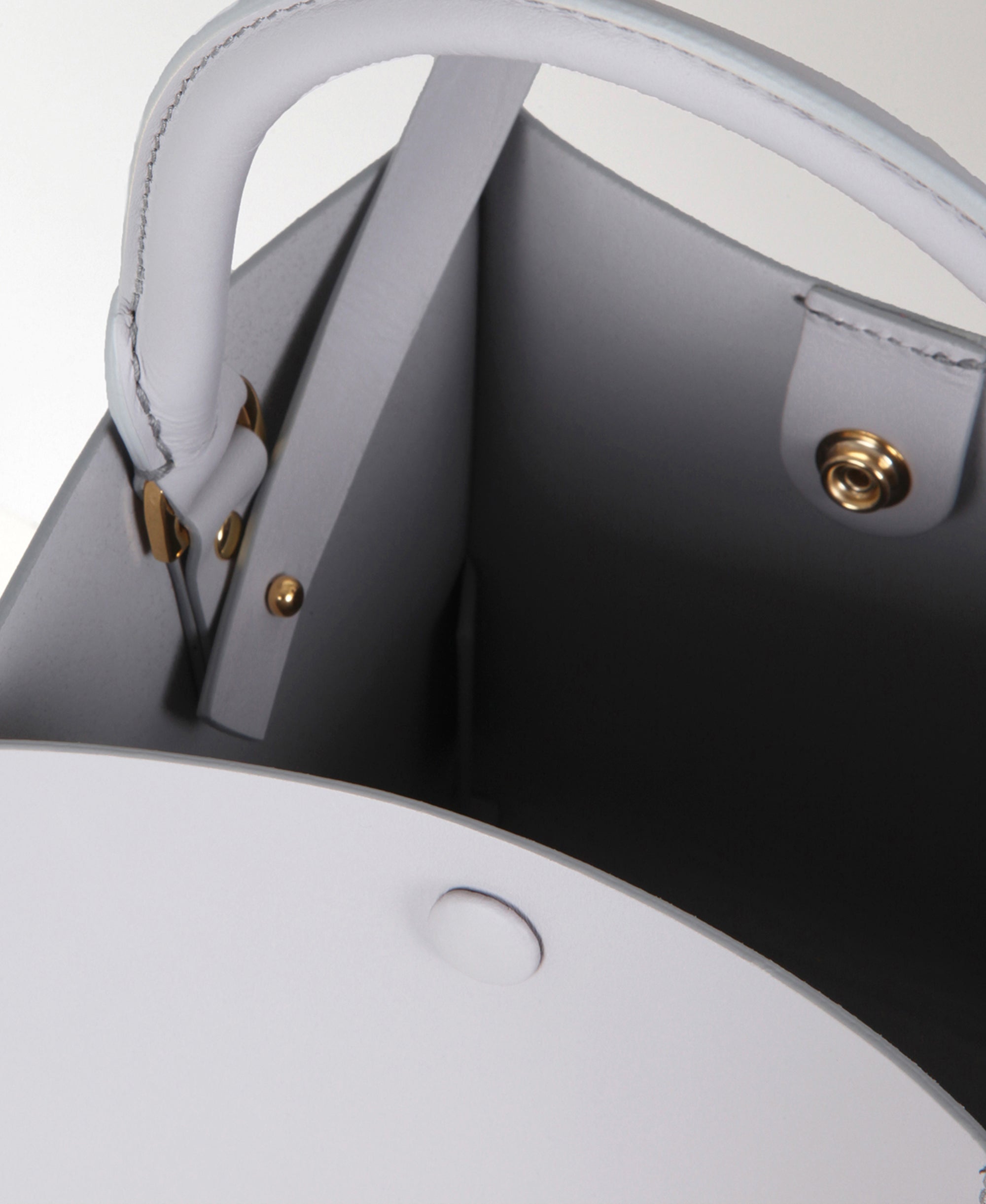 Sophie Hulme Nano Albion Cube Bag, Light Grey (4662)