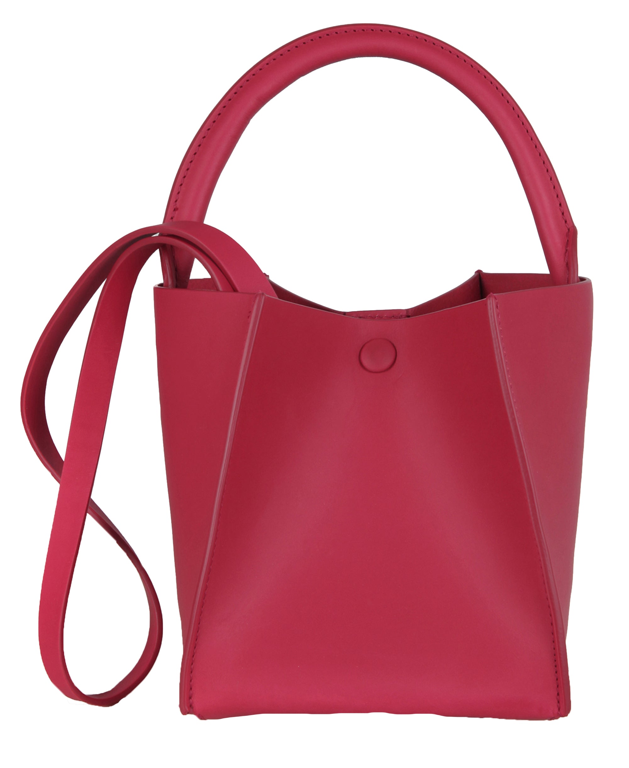 Sophie Hulme Albion Cube Bag | Vibrant Red | Designer | Handbag