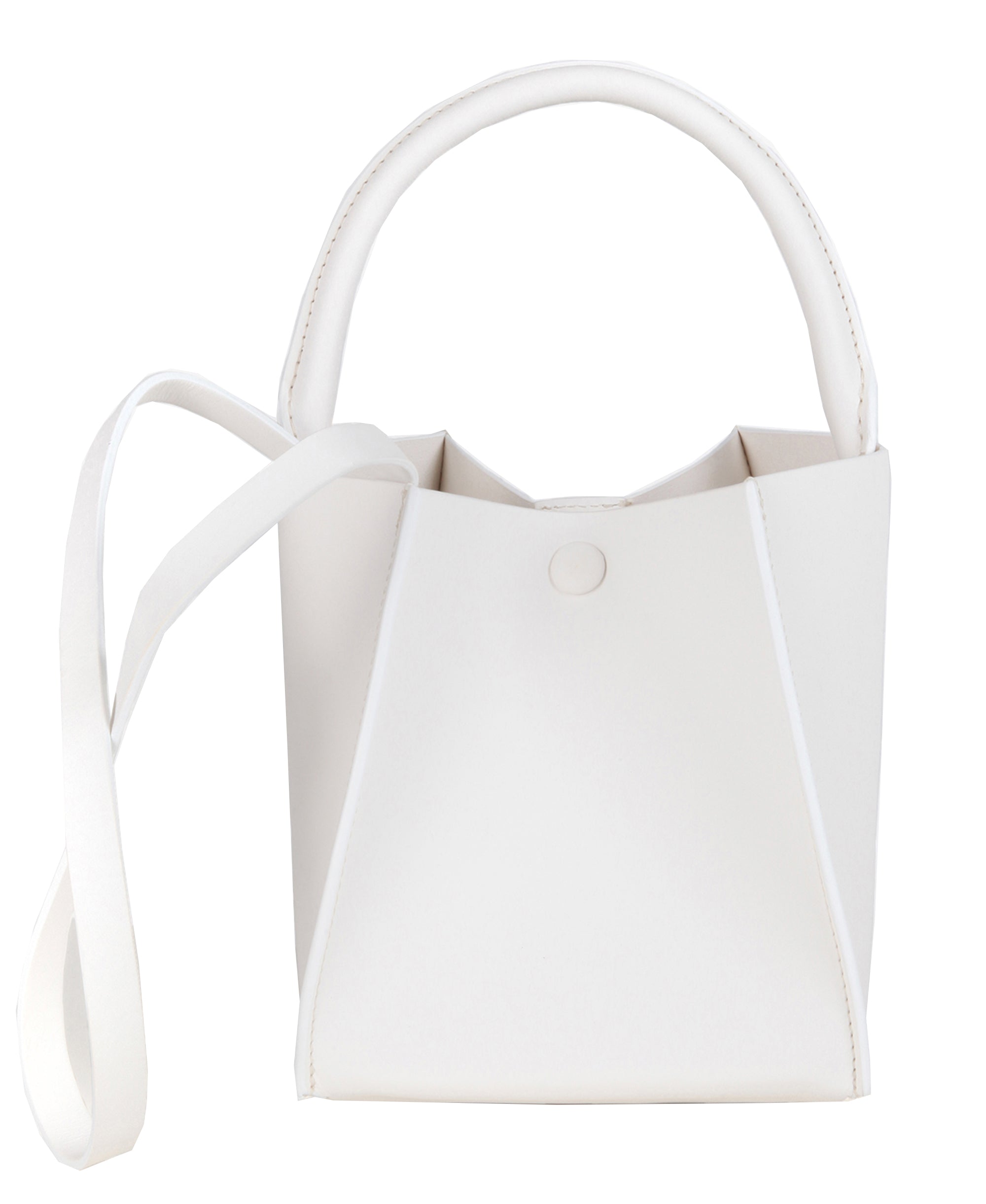 Sophie Hulme Albion Cube Bag White Designer Handbag Outlet